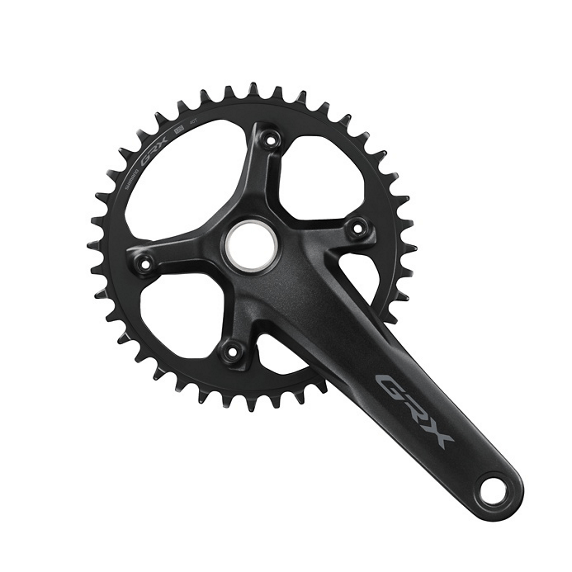 Shimano FC - RX610, 1x12 - v GRX Kampisarja - Kampisarjat ja kammet - 165mm - 38T - Hollowtech II | Bikexpert
