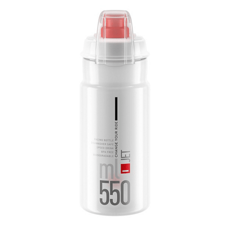 Elite Jet Plus - Juomapullot ja telineet - Kirkas - 550ml - | Bikexpert