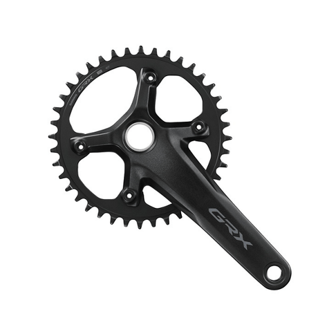 Shimano FC - RX610, 1x12 - v GRX Kampisarja - Kampisarjat ja kammet - 165mm - 38T - Hollowtech II | Bikexpert